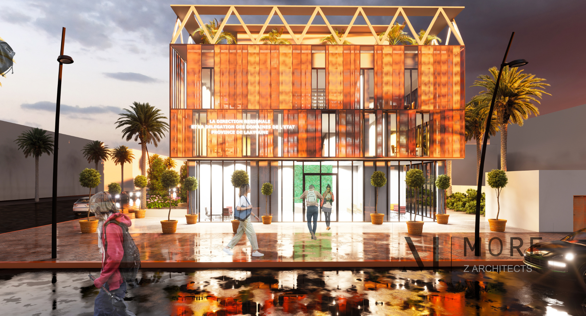 DRDDE Laayoune | Bureau & usage mixte | MORE Z Architects - Conception architecturale innovante par MORE Z Architects au Maroc
