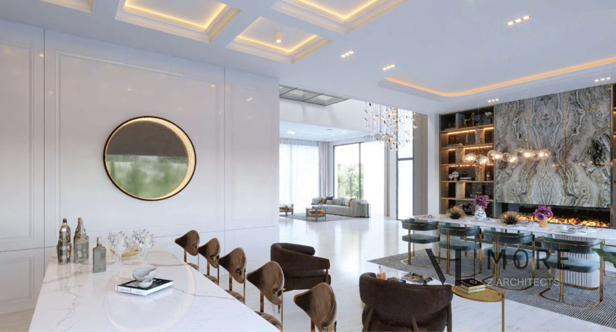 Villa HD | Design d'intérieur | MORE Z Architects - Conception architecturale innovante par MORE Z Architects au Maroc